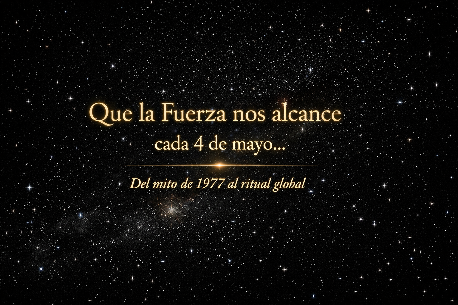 🌟 R͙e͙c͙o͙r͙d͙a͙m͙o͙s͙ 🌟                                                     Día de Star War