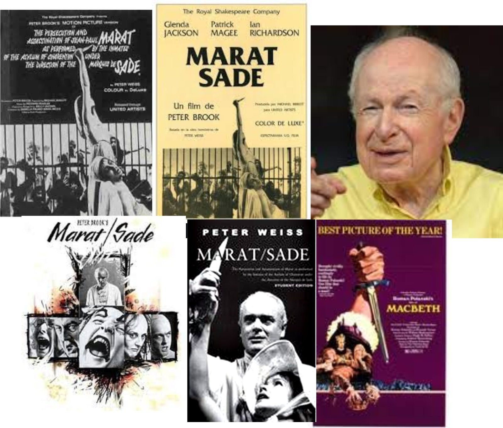 ¤ 𝓗𝓪𝓫𝓵𝓮𝓶𝓸𝓼 𝓭𝓮 𝓒𝓲𝓷𝓮 𝓽𝓮 𝓲𝓷𝓿𝓲𝓽𝓪 𝓪 𝓿𝓮𝓻 ¤              Marat/Sade de Peter Brook