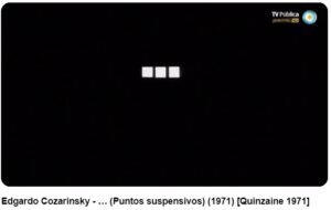 "ᴾᵒʳ ˢᵘᵉʳᵗᵉ ⁿᵒˢ Qᵘᵉᵈᵒ ˢᵘ ᵒᵇʳᵃ" EDGARDO COZARINSKY