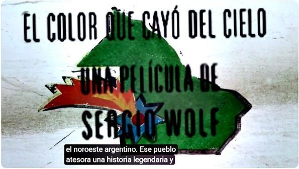 ℝ𝕖𝕔𝕠𝕣𝕕𝕒𝕞𝕠𝕤 𝕖𝕝 𝕖𝕤𝕥𝕣𝕖𝕟𝕠 𝕕𝕖                              "El color que cayó del cielo"