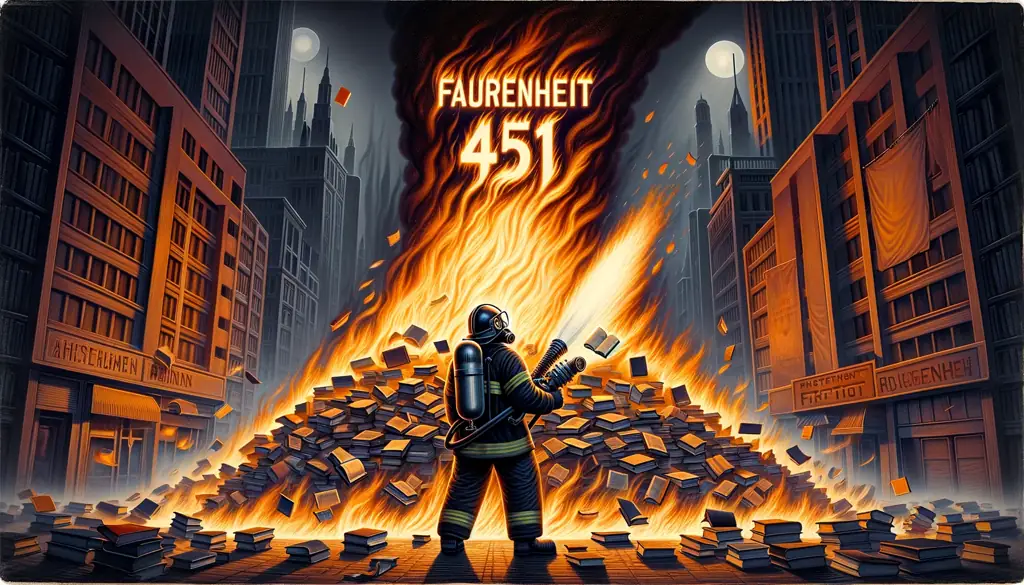 Cᵢₙₑ y ᵣₑₗᵢdₐd La Quema de Libros: De la Historia a la Ficción en Fahrenheit 451