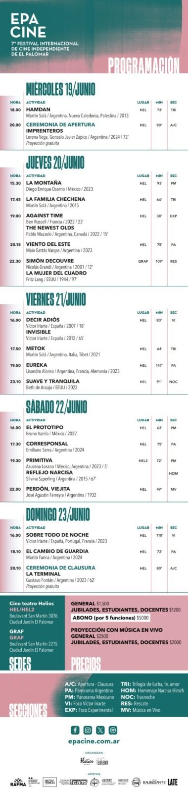 7° FESTIVAL INTERNACIONAL DE CINE INDEPENDIENTE DE EL PALOMAR