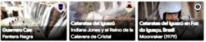 Locaciones en el cine