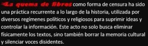 Cᵢₙₑ y ᵣₑₗᵢdₐd La Quema de Libros: De la Historia a la Ficción en Fahrenheit 451