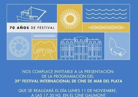 Presentaron el 39° Festival de Cine de Mar del Plata