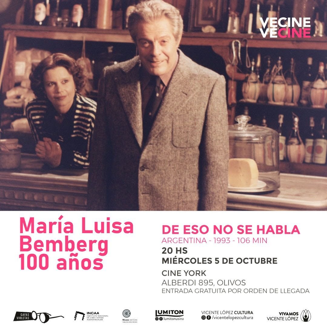 Ciclo  María Luisa Bemberg - 100 años