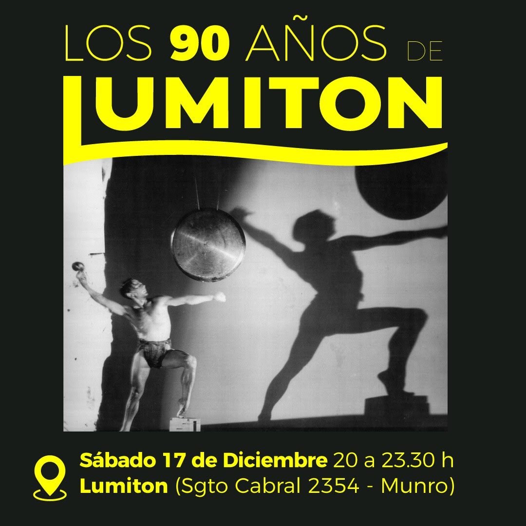 Evento especial: LOS 90 AÑOS DE LUMITON