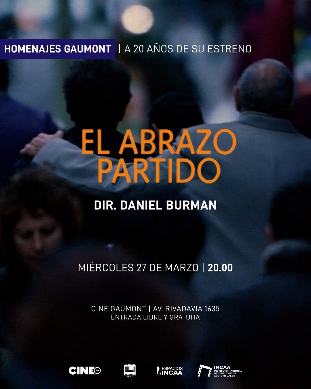 ℝ𝕖𝕔𝕠𝕣𝕕𝕒𝕞𝕠𝕤 𝕖𝕝 𝕖𝕤𝕥𝕣𝕖𝕟𝕠 𝕕𝕖 "El abrazo partido"