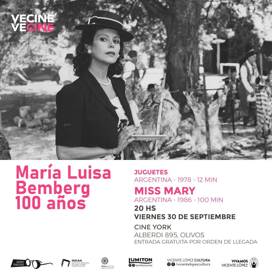 Ciclo  María Luisa Bemberg - 100 años