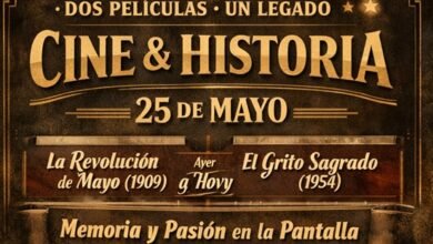 Photo of 𝓒𝓲𝓷𝓮 𝔂 𝓗𝓲𝓼𝓽𝓸𝓻𝓲𝓪                              🎬 Dos hitos cinematográficos del 25 de mayo